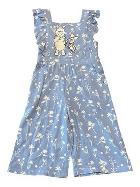 Winnie the Pooh Blue Floral Jumpsuit